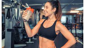 fitness journey with loaded protein powder